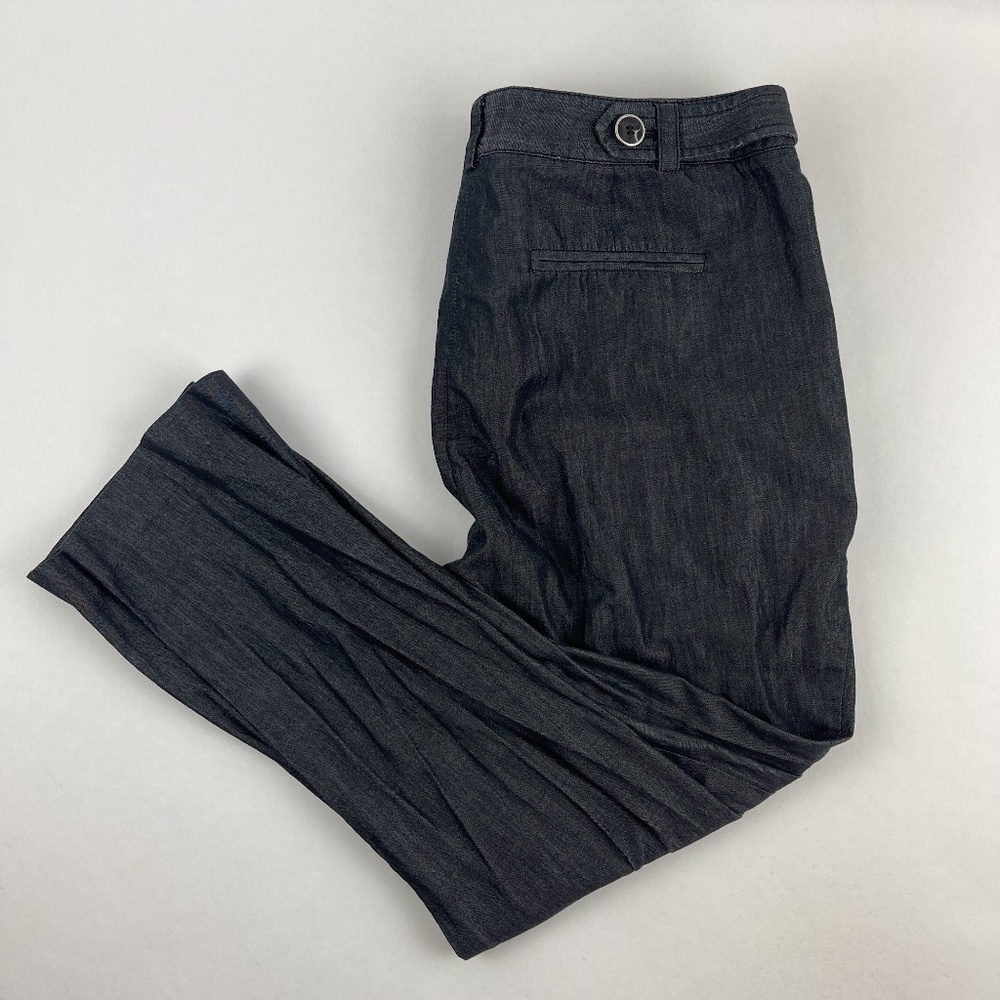 Josephine Dress Pants Womens 10 Gray Buttons